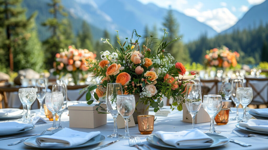 Elegant corporate gifting event in Whistler BC
