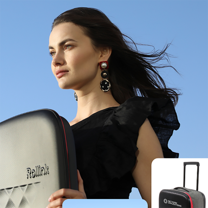 Rollink flat suitcase