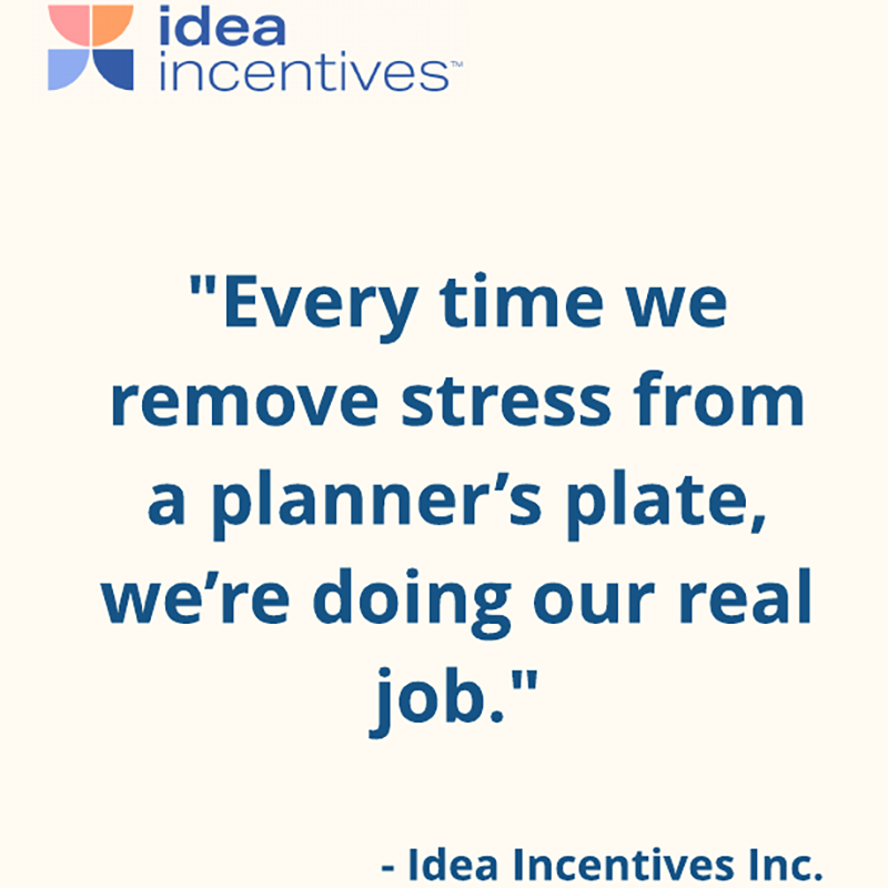 Every time we remove stress from a planners plate, we're doing our real job.